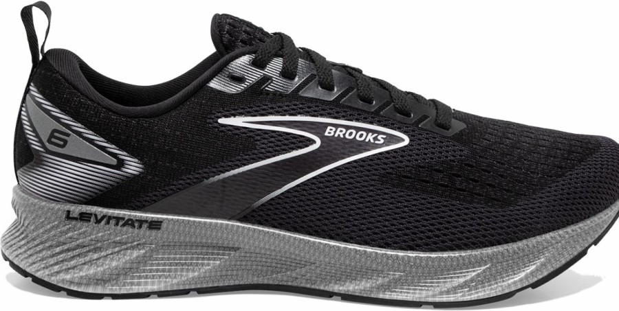 Footwear * | Brooks Women'S Levitate 6 (039 Black/Blackened Pearl/White)