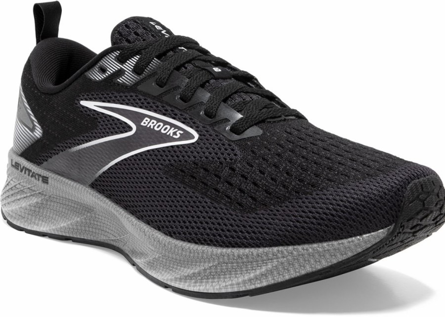 Footwear * | Brooks Women'S Levitate 6 (039 Black/Blackened Pearl/White)