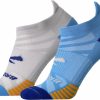 Socks * | Brooks Ghost Lite No Show Sock 2-Pack (435 Blue/Peacoat & Light Grey/Blue)