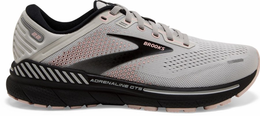 Footwear * | Brooks Women'S Adrenaline Gts 22 (035 Grey/Rose/Black)