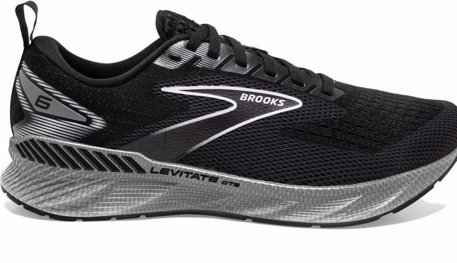 Footwear * | Brooks Women'S Levitate Gts 6 (039 Black/Blackened Pearl/White)