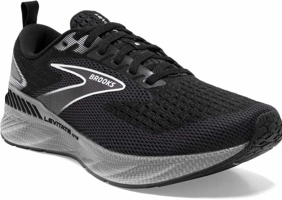 Footwear * | Brooks Women'S Levitate Gts 6 (039 Black/Blackened Pearl/White)