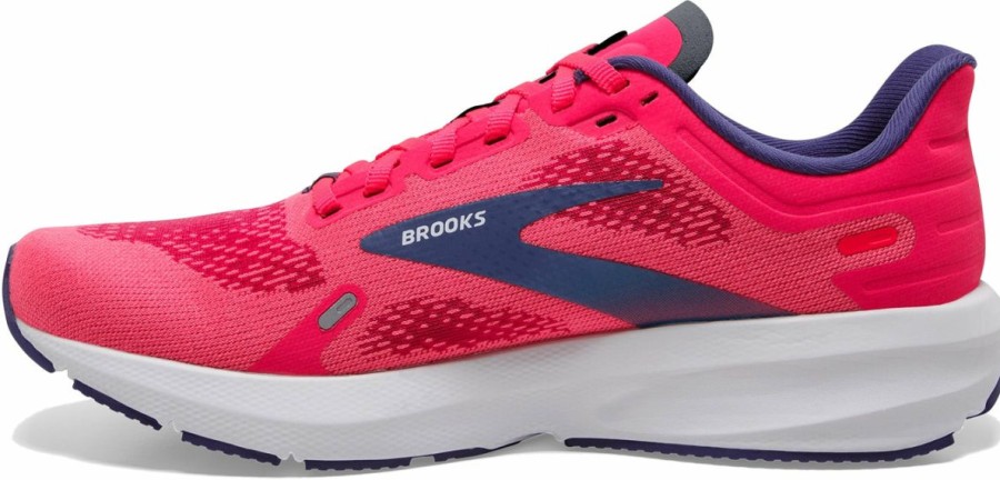 Footwear * | Brooks Women'S Launch 9 (604 Pink/Fuchsia/Cobalt)