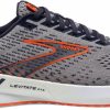 Footwear * | Brooks Men'S Levitate 5 Gts (034 Grey/Peacoat/Flame)