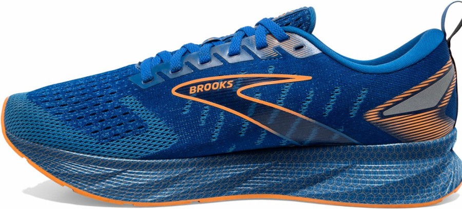 Footwear * | Brooks Men'S Levitate 6 (405 Classic Blue/Orange)