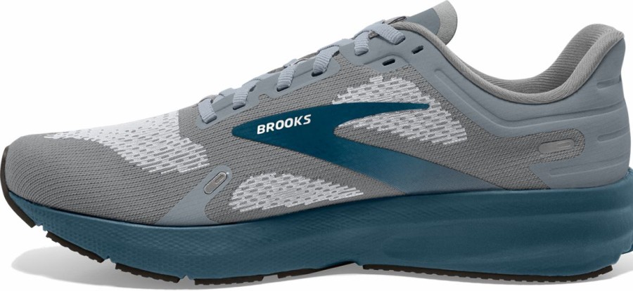 Footwear * | Brooks Men'S Launch 9 (063 Grey/Midnight/White)