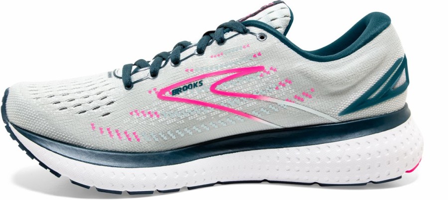 Footwear * | Brooks Women'S Glycerin 19 (110 Ice Flow/Navy/Pink)