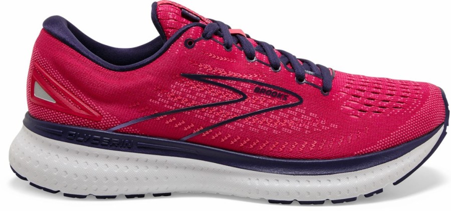 Footwear * | Brooks Women'S Glycerin 19 (623 Barberry/Purple/Calypso)