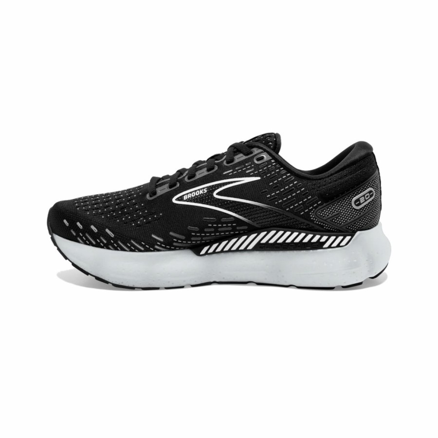 Footwear * | Brooks Women'S Glycerin Gts 20 (059 Black/White/Alloy)