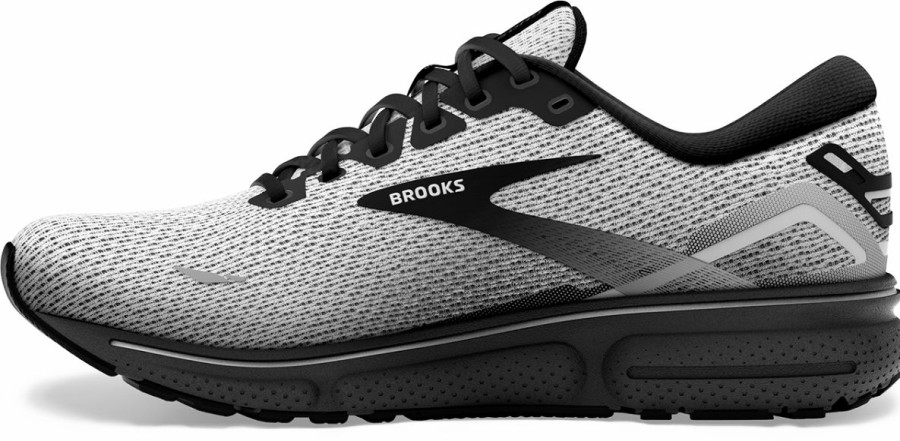 Footwear * | Brooks Men'S Ghost 15 (121 White/Black)