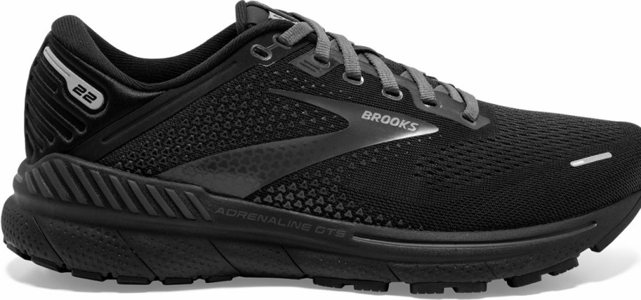 Footwear * | Brooks Women'S Adrenaline Gts 22 (020 Black/Black/Ebony)