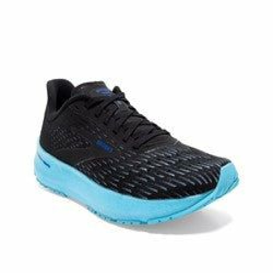 Footwear * | Brooks Women'S Hyperion Tempo (082 Black/Iced Aqua/Blue)