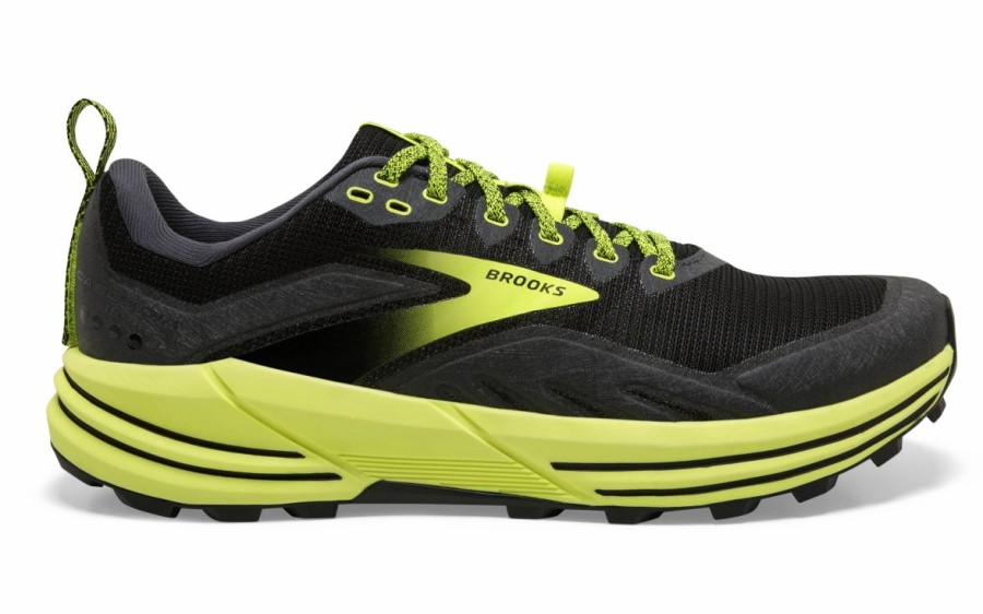 Footwear * | Brooks Men'S Cascadia 16 Wide (029 Black/Ebony/Nightlife)