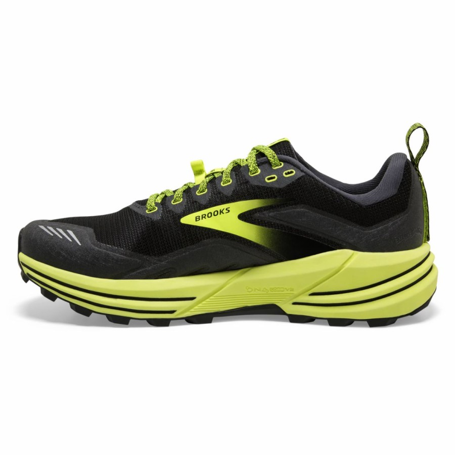 Footwear * | Brooks Men'S Cascadia 16 Wide (029 Black/Ebony/Nightlife)