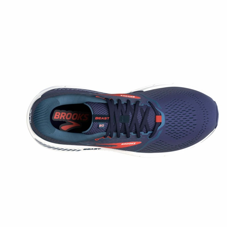 Running & Walking * | Men'S Brooks Beast '20 (Wide 2E) 110327 2E 480