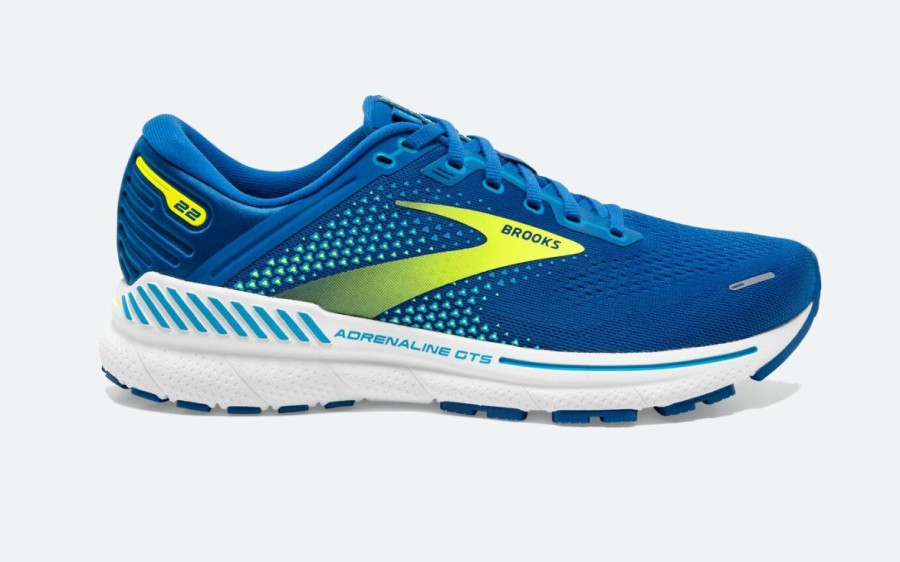 Footwear * | Brooks Men'S Adrenaline Gts 22 (482 Blue/Nightlife/White)