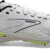 Footwear * | Brooks Draft Xc Unisex Spike (129 White/Black/Nightlife)