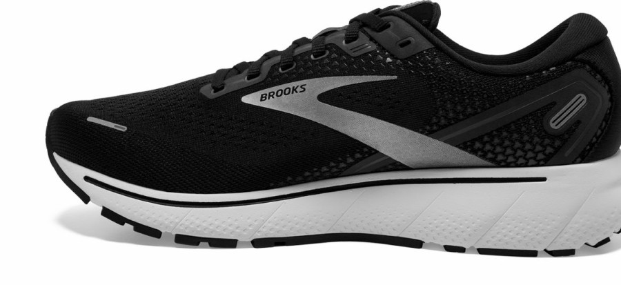 Footwear * | Brooks Men'S Ghost 14 (057 Black/White/Silver)