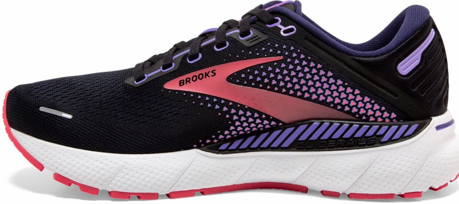 Footwear * | Brooks Women'S Adrenaline Gts 22 (080 Black/Purple/Coral)