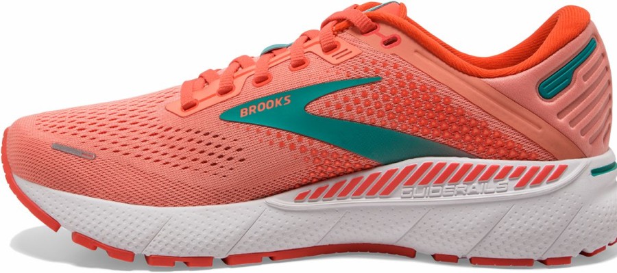 Footwear * | Brooks Women'S Adrenaline Gts 22 (680 Coral/Latigo Bay/White)