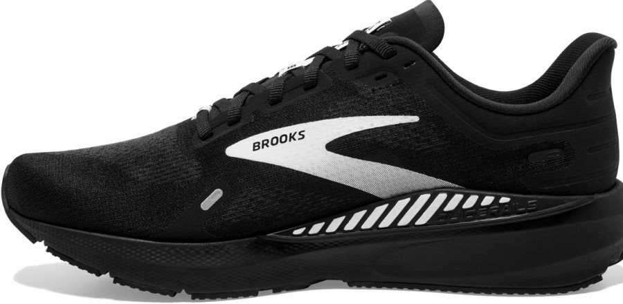 Footwear * | Brooks Men'S Launch Gts 9 (048 Black/White)