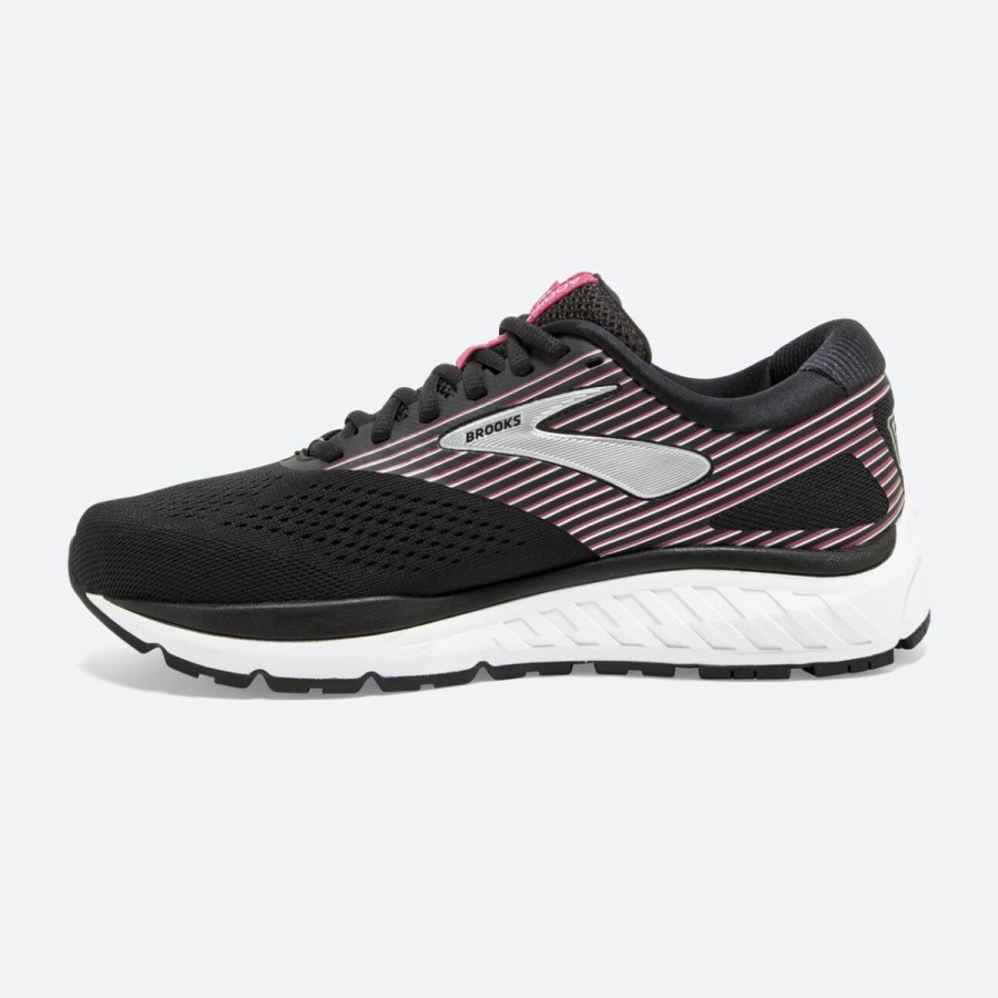 Footwear * | Brooks Women'S Addiction 14 (050 Black/Hot Pink/Silver)