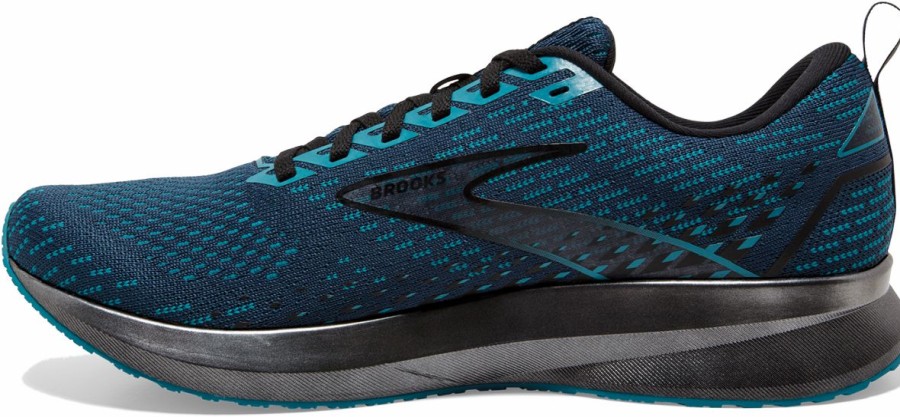 Footwear * | Brooks Men'S Levitate 5 (412 Titan/Crystal Teal/Black)