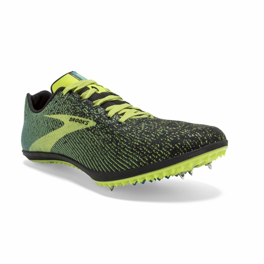 Footwear * | Brooks Men'S Mach 19 (065 Black/Shoots/Blue Grass)