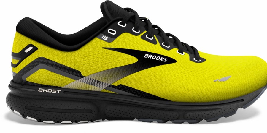 Footwear * | Brooks Men'S Ghost 15 (762 Nightlife/Black/Ebony)